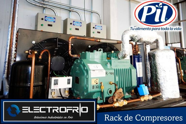 Electrofrío - Rack de compresores para Pil Andina en Oruro