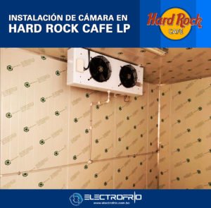 Electrofrío - Instalación de cámara frigorífica en Hard Rock Café La Paz 6